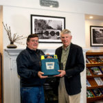 Lyme Ambulance gifts AED to Lyme Library.